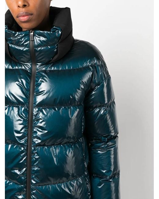 Herno Green High-Neck Padded Jacket