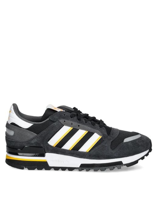Adidas Black Zx 600 Suede Sneakers for men
