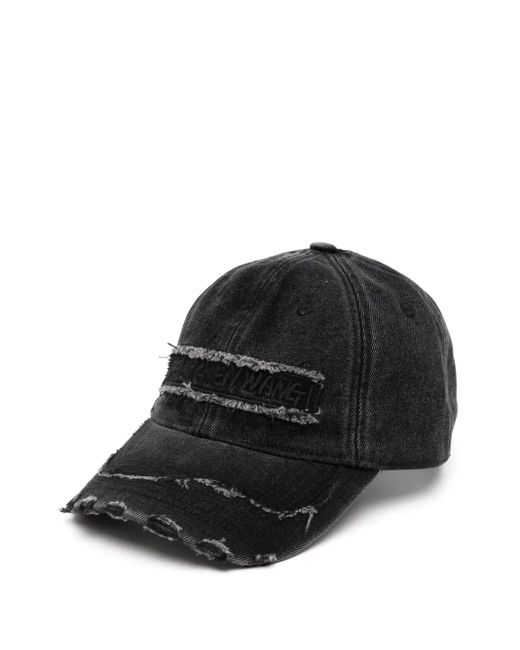 Feng Chen Wang Black Logo-Patch Cap for men
