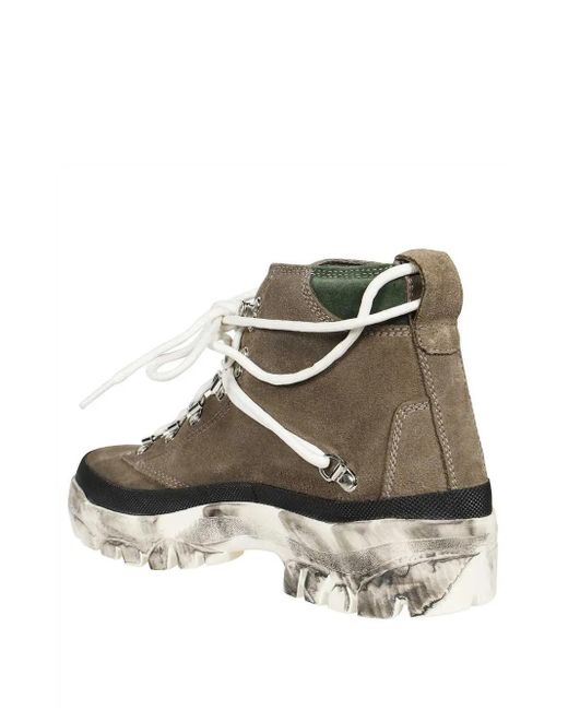 Reese Cooper Brown Lace-Up Boots for men