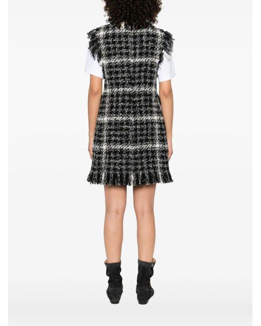 Cappotto Con Frange di Charlott in Black