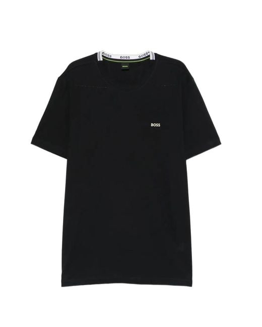 BOSS メンズ ブラック ロゴ Tシャツの通販はau PAY マーケット - 輸入