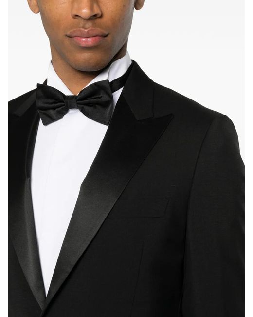 Paul Smith Black Satin-Lapel Blazer for men