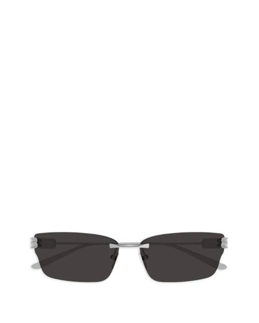 Balenciaga White Logo-Detail Sunglasses