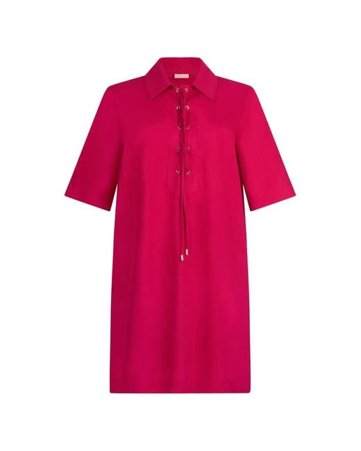 Liu Jo Pink Short Poplin Dress