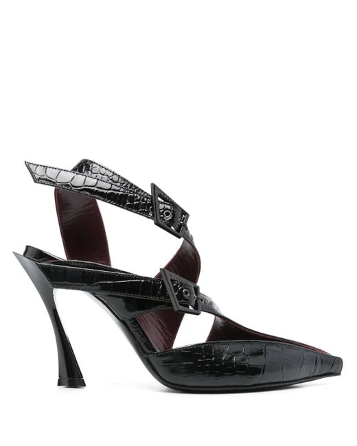 Mugler 95 Mm Fang Laarzen in het Black