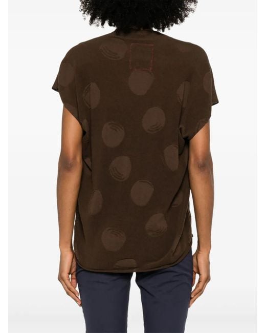 Uma Wang Brown Knitted Top
