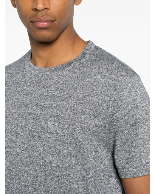 Michael Kors Gray Marl-Knit T-Shirt for men