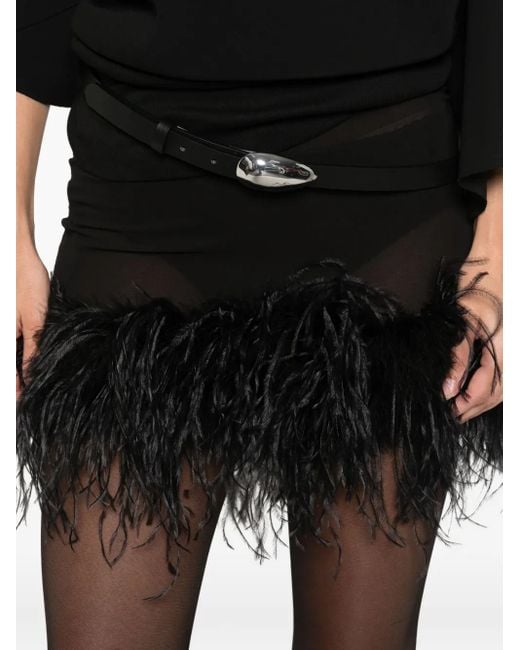 The Attico Black Miniskirt