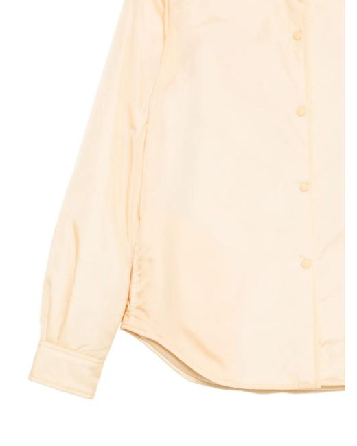 Aspesi Natural Long-Sleeve Buttoned Jacket