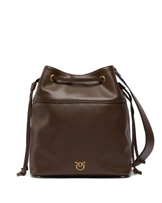 Borsa A Secchiello di Pinko in Brown