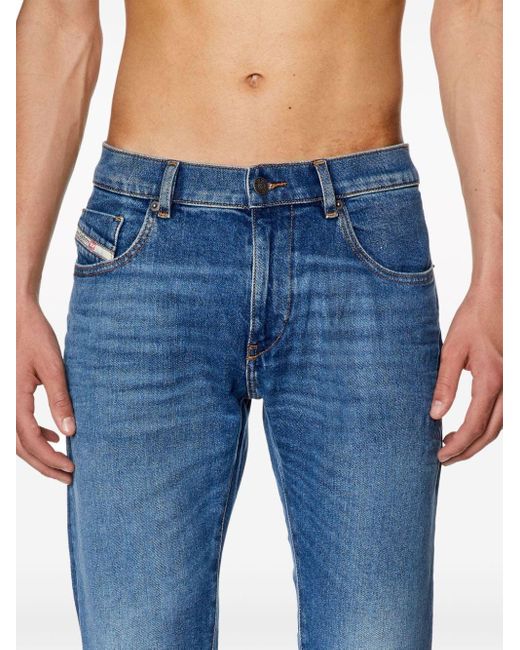 DIESEL D-strukt Straight-leg Jeans in Blue for Men | Lyst UK