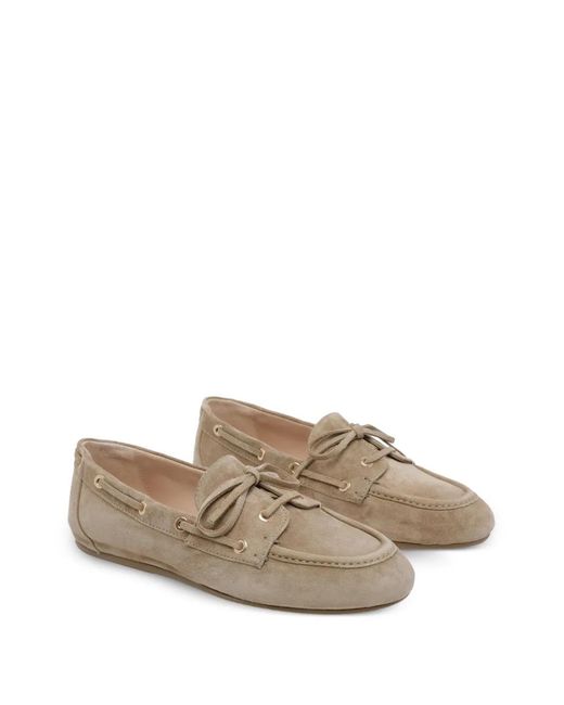 Stuart Weitzman Gray Tinsley Loafers