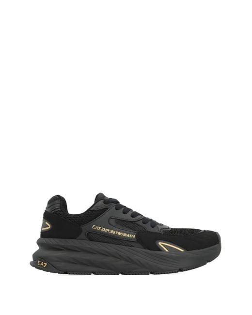 Sneakers Con Inserti di EA7 in Black da Uomo