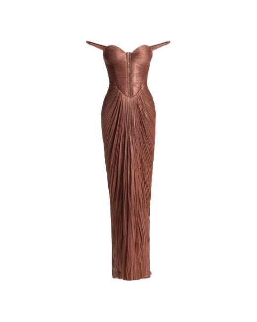 Maria Lucia Hohan Brown Susie Dress