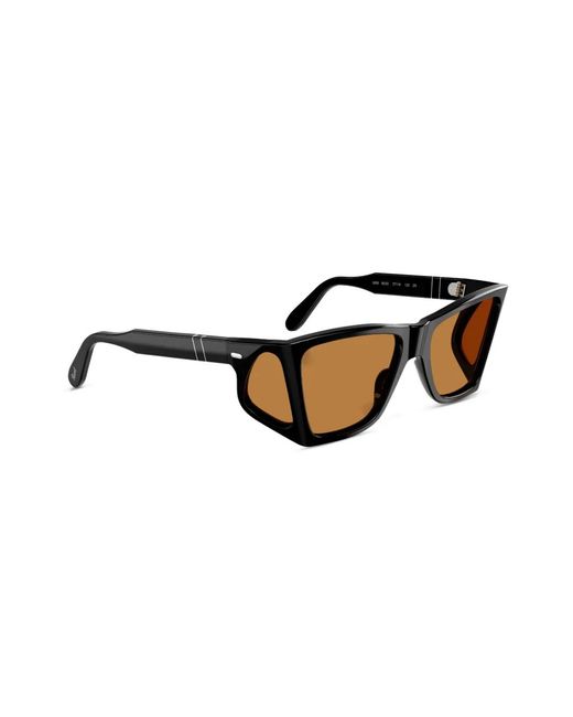 Persol Brown Geometric-Frame Sunglasses for men