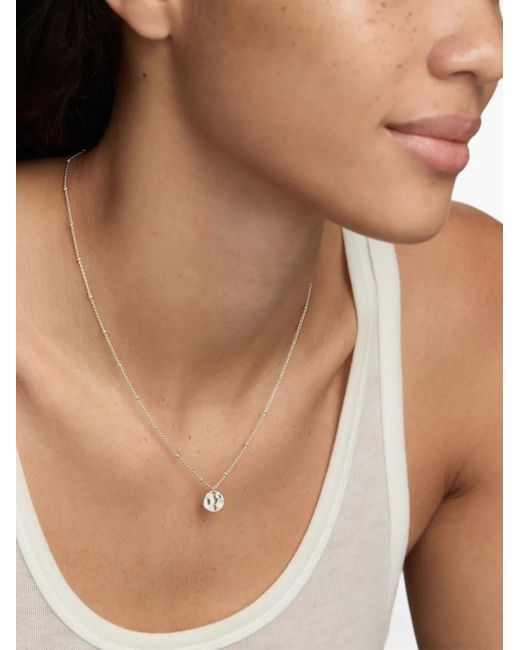 Collar Siren Muse Monica Vinader de color Natural