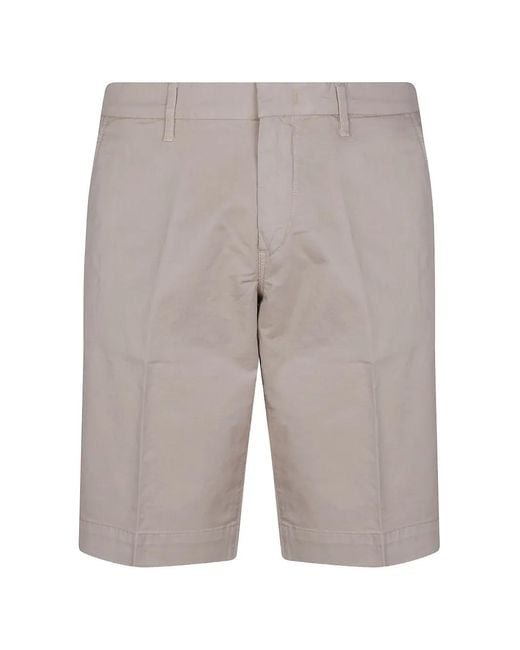 Short Chino À Patch Logo Fay pour homme en coloris Gray
