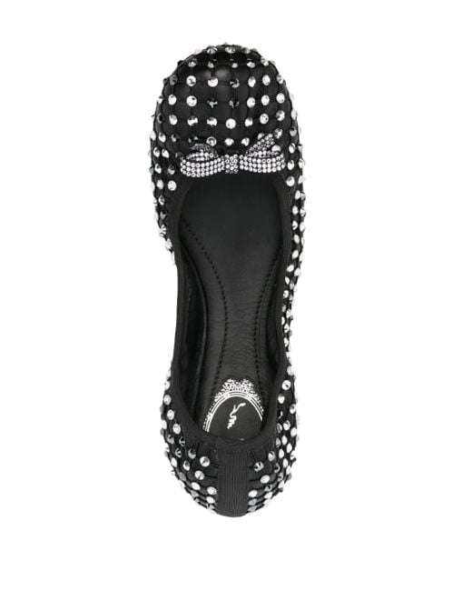 Ballerine Con Decorazione di Rene Caovilla in Black