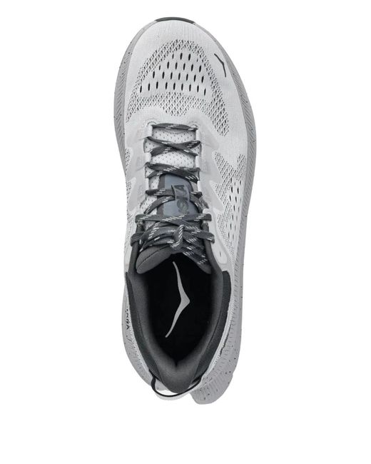 Hoka One One White Kawana 2 Mesh Running Sneakers for men