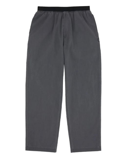 MM6 by Maison Margiela Gray Elastic-Waistband Trousers for men
