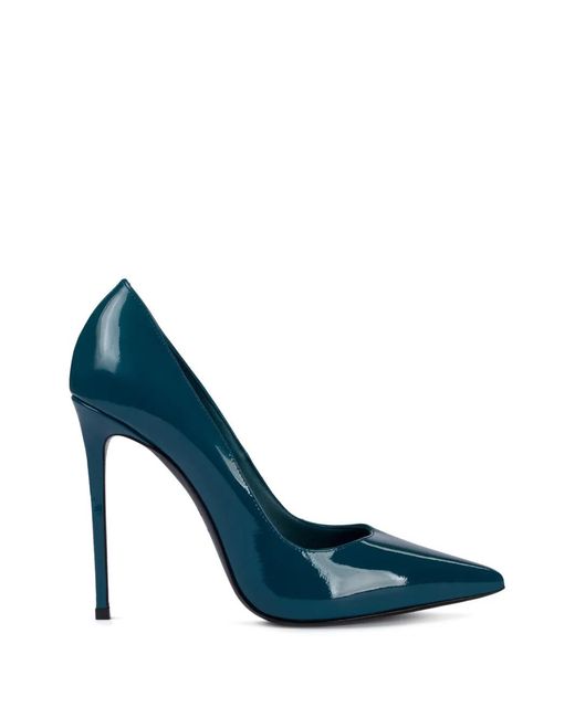 Le Silla Blue Escarpins Eva En Cuir