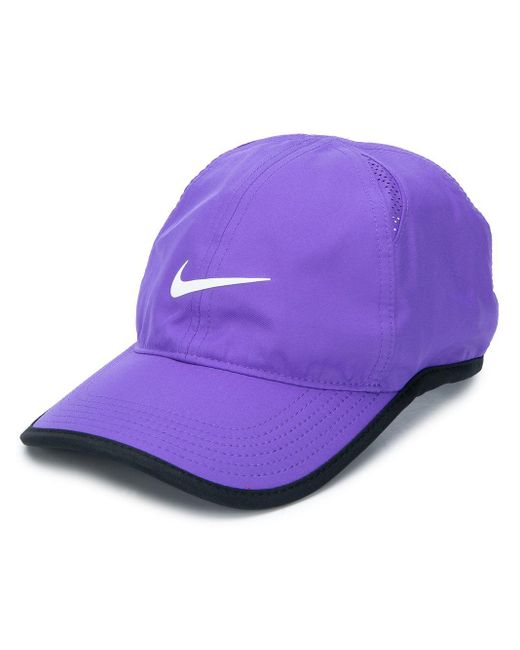 メンズ Nike Swoosh キャップ Purple