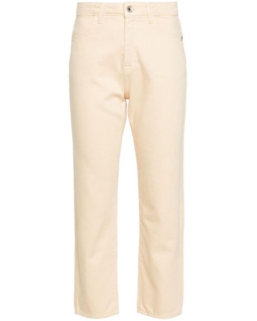 Patrizia Pepe High Waist Jeans in het Natural