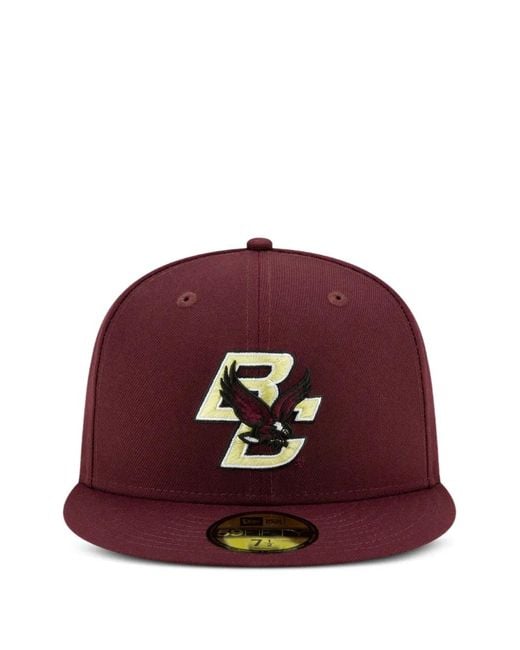KTZ Red 59Fifty Boston College Eagles Cap for men