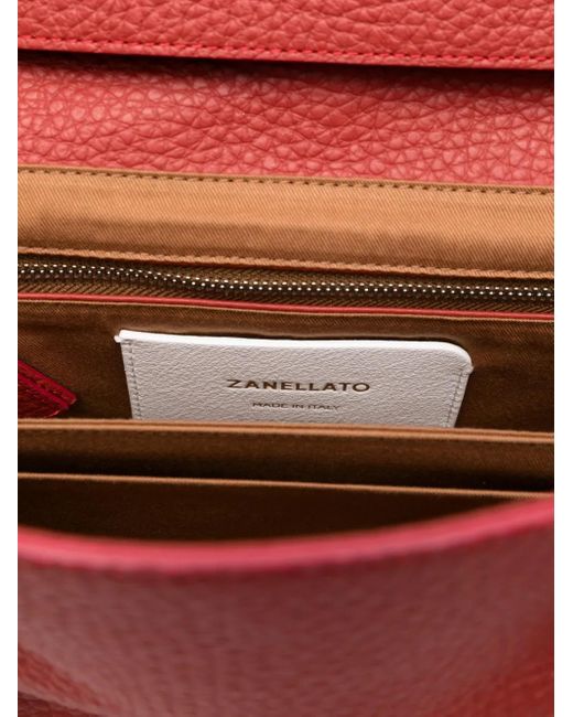 Borsa Tote Dotta Piccola di Zanellato in Red
