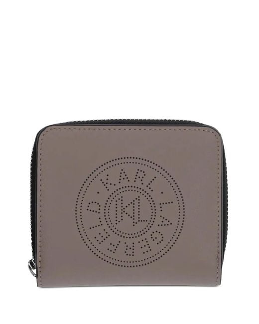 Karl Lagerfeld Gray K/Circle Wallet