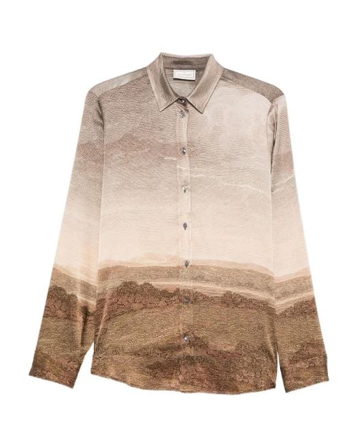 Pierre Louis Mascia プリント シャツ Natural