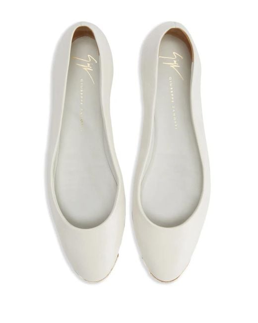 Ballerine Amur 2.0 di Giuseppe Zanotti in White