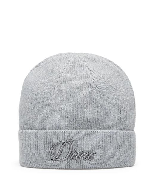 Gorro Cursive Fold Dime de color Gray