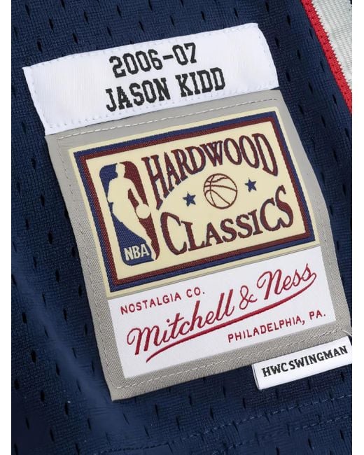 Mitchell & Ness Blue X New Jersey Logo-Print Vest for men