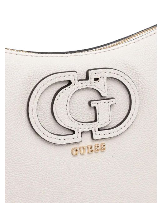 Guess Natural Umhängetasche Mit Logo-Patch