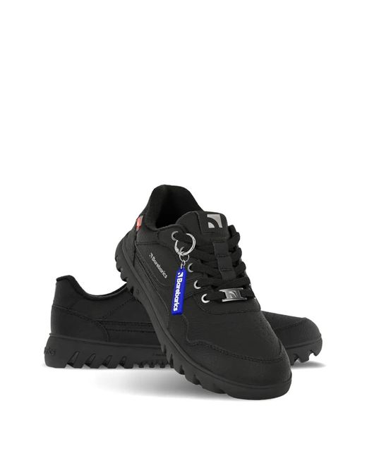 Barebarics Black Zing Frost Logo-Patch Sneakers