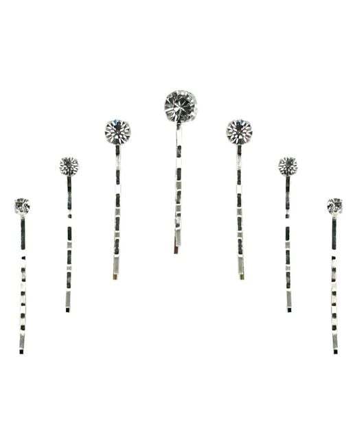 Jennifer Behr White Misha Bobby Pin Set