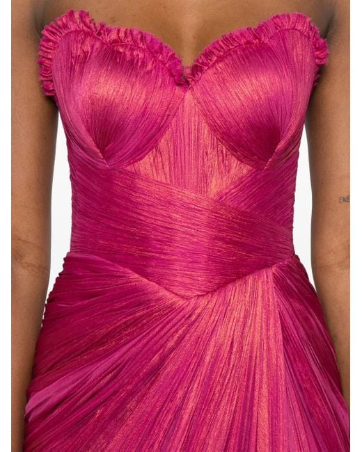 IRIS SERBAN Pink Ines Maxikleid