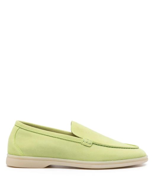 Scarosso Green Ludovica Suede Loafers