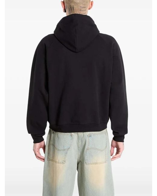 Dime Black Logo Zip Hoodie