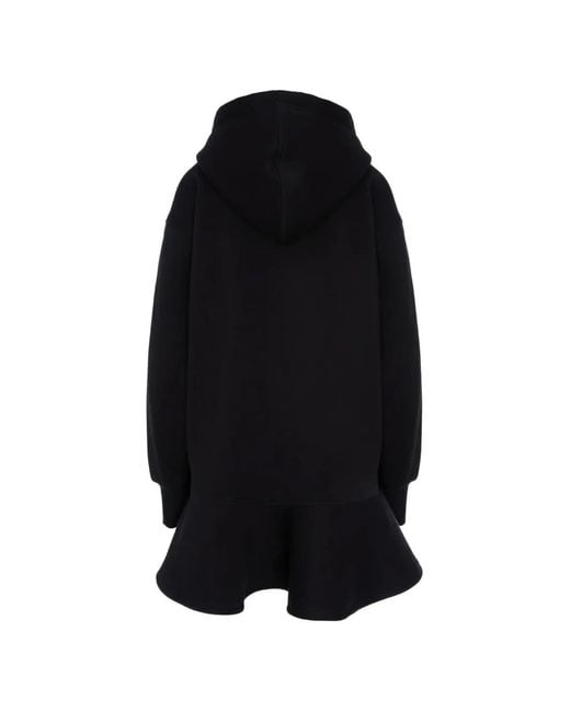 Hamza Black Bell Fleece Dress