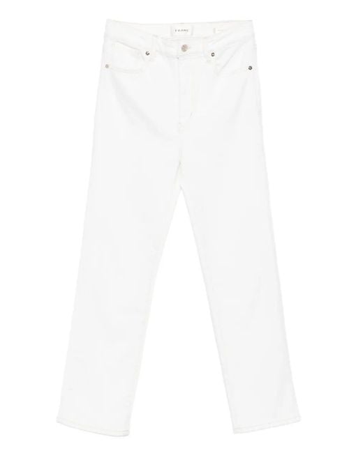 FRAME White Five-Pocket Jeans