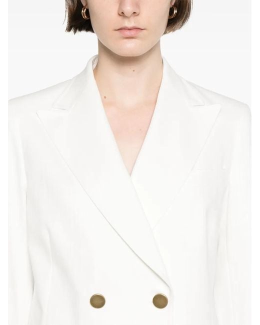 SAULINA White Agata Blazer