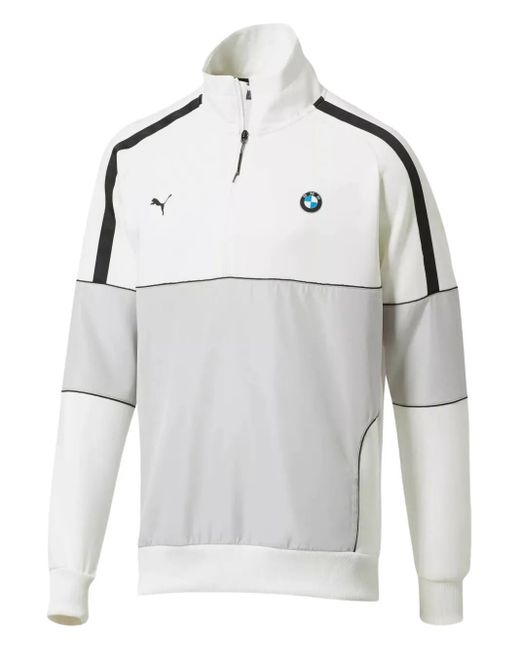 PUMA Gray Motorsport Half-Zip Sweatshirt for men