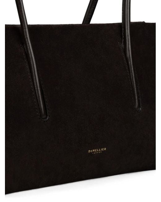 DeMellier London Black Stockholm Suede Shoulder Bag