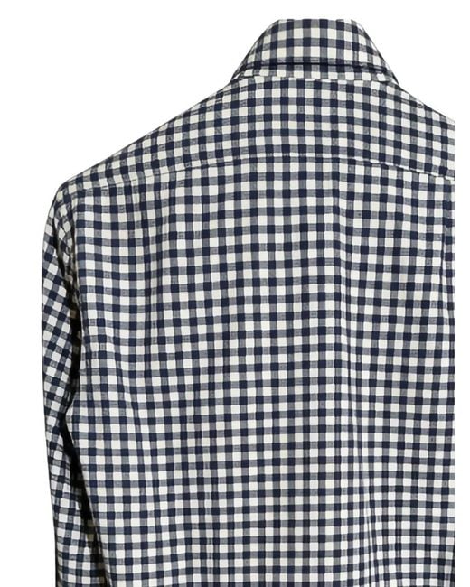 Xacus Black Gingham Shirt for men
