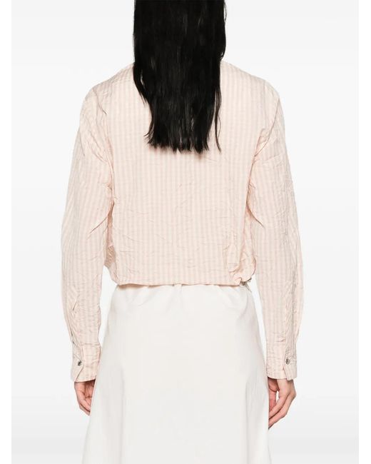 Moncler Pink Gingham Patch Jacket