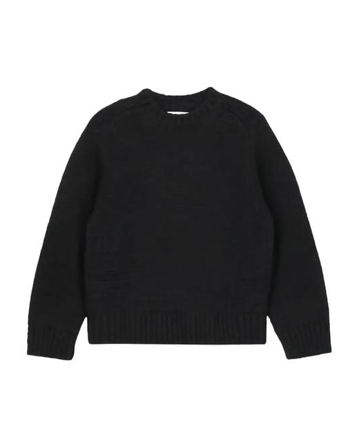Jil Sander Black Crew-Neck Sweater