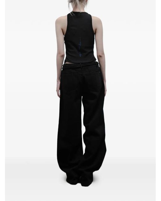 ili node Black Greer Drawstring Trousers